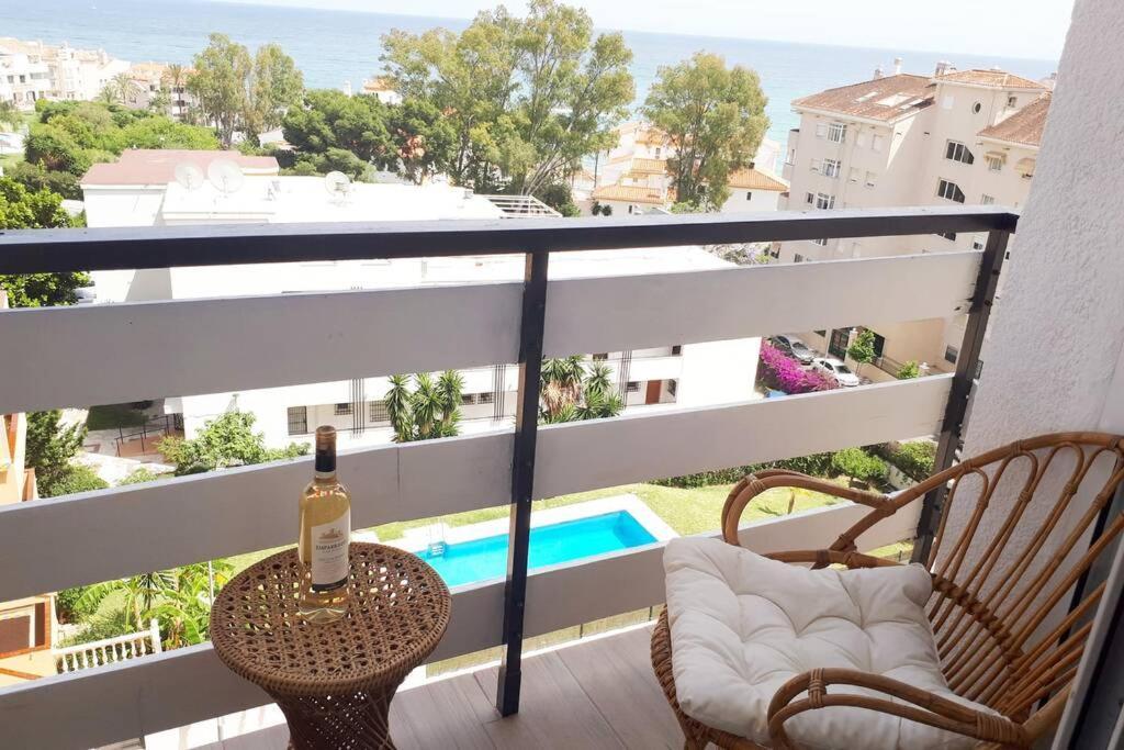 Modern Studio Near Beach. Sea, Pool And Wi-Fi Бенальмадена Экстерьер фото